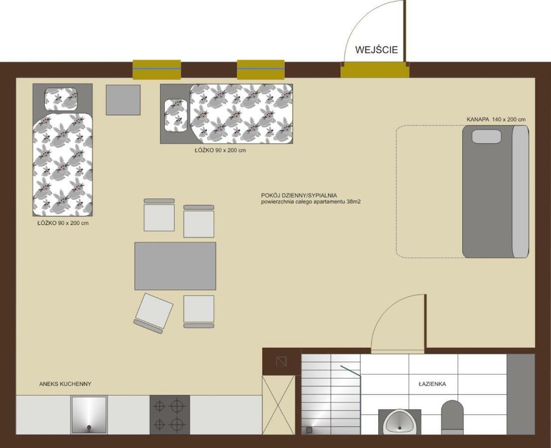 Siedlisko Besiekiery Apartman Kültér fotó